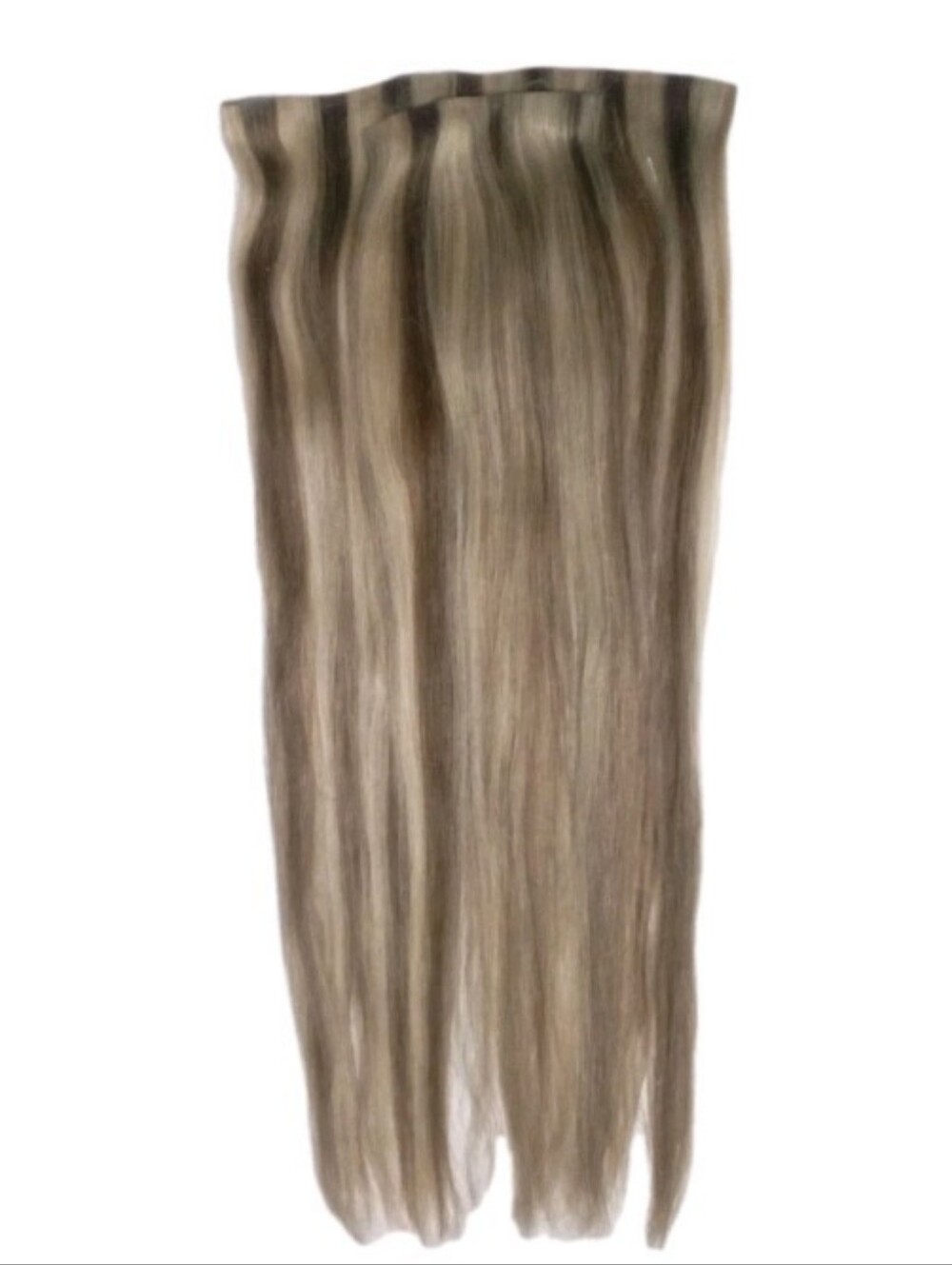 Bellami Silk Seam 22" White Mocha Highlight Hair Extensions